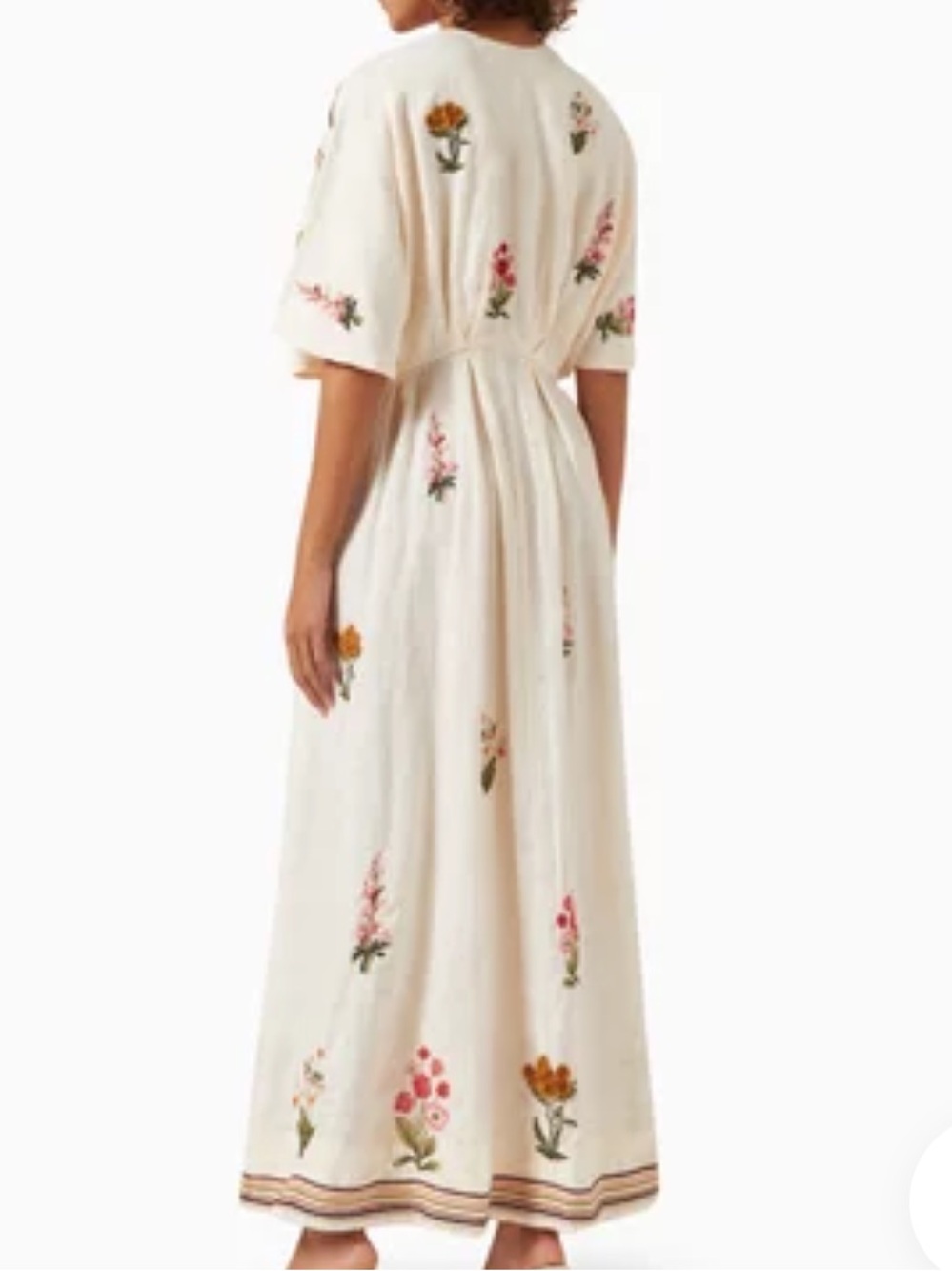 AGUA BY AGUA BENDITA Colombian Tropical Gesto Prado Kaftan Dress - Picture 2 of 10